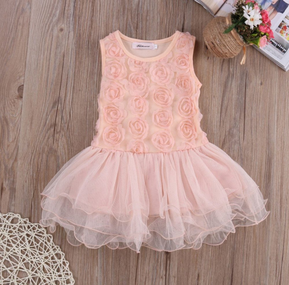 36 Months Dress Infant Girls Dress Pink Dress for Girls Tutu Dress
