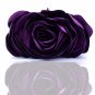 Rsslyn Fashion Peach Clutch Ready to Ship Bag on Hand Peach Color Big Rose Evening Clutch