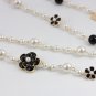 Rsslyn READY TO SHIP Chanel Necklace Camelia Flower Pearl Necklaces for Women
