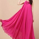 RSS Boutique Hot Pink Dress Sleeveless Maxi Dress with Sash Belt Springy Dress for Women