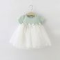 Newborn Dress Mintgreen Tutu Dress 0-3 Months,3-6 Months, 6-9 Mos Mint Green Summer Dress for Girls