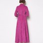 ON SALE Plus Size Clothing Size XL Pink Dress Lightweight Corduroy Dress with FREE Jewelry