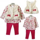 RSS Boutique Pink Tees Matching Set 3-6 Months Infant Girls Dress