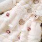 Rsslyn Peach Color Winter Jacket for Baby Girls