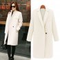 Rsslyn Orange Jackets Warm Orange Blazers Women Thick Long Winter Jackets