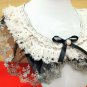 Ivory Color Renaissance Collar Shaggy Necklaces for Women Fringe Lacy Collars