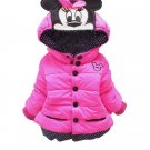 Disney Minnie Mouse Parka 9 Months,12 Months Hooded Hot Pink Minnie Jacket