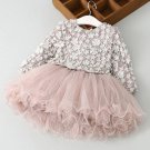 SALE Floral Dresses Cute Dresses for Girls Spring Dress Purple Dress for Baby Girls LMF24-107