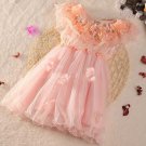 SALE Sleeveless 12-24 Months Pastel Pink Tutu Dress READY Flower Petal Patchwork Girls Pink Dresses