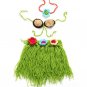 SALE Props 3pcs/set Green Dancing Hawaiian Hulas Newborn Props Photography Accessories