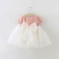 Big Bow Baby Dress 1-3 Months Mintgreen Dress Short Sleeves Cuteness Baby Dress Props