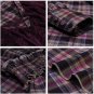 Medium Size Checkered Dress for Women High Quality Asymmetrical Hem Plaid Dress FREE SHIPPING
