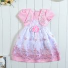 SALE 24 Months Pink Girls Dress with Shrug Ballgown Quinceanera Party Dress Baby Dress