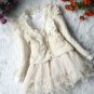 SALE Pink Dresses 2pcs/Combo Set Toddler Girls Dress Corsage Tweed Pink Cardigan and Dress