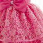 Puffy Short Sleeves 3t Flower Girls Dress Coral Pink Tutu Dress Cotton Lining Ruffled Tulle