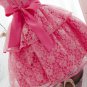 Puffy Short Sleeves 3t Flower Girls Dress Coral Pink Tutu Dress Cotton Lining Ruffled Tulle