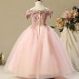 RSS Boutique 13-14YO Off Shoulder Pink Formal Wear for Girls Pink Dress for Girls Tutu Dress