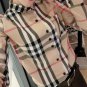 Plaid T-Shirts Checkered Blouses for Women FREE SHIPPING Classy Tees Long Sleeve Work Office Tops