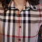 Plaid T-Shirts Checkered Blouses for Women FREE SHIPPING Classy Tees Long Sleeve Work Office Tops