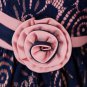 FREE SHIPPING Navy Blue Dress for 12-24 Months Circular Pat Ruffled Sleeves Navy Blue Formal Gowns