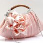 Red Evening Clutch Wooden Handle Red Make Up Bags READY to SHIP Red Medium Purses for Women