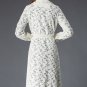 Lacy Off White Trench Coats for Women Patchwork Ready for Shipping White Coats
