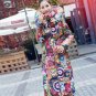 Multicolor Size XL Cotton Padded Duck Down Colorful Winter Coats Snow Parkas for Women