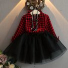 9-12 Months Red Tops with Black Tulle Red Tutu Dress READY to SHIP Dress Christmas Dresses