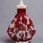Matching Set Red Dress for 5-6YO Girls Christmas Dress Fake Collar Necklace SHIPS from the USA