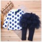 SALE Matching Set Leggings Long Sleeve White Tees FREE SHIPPING Polka Dots Red Clothes