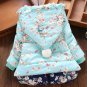 MUST GO Floral Parkas for 12-24mos Printed Blue Jackets for Infant Girls READY TO SHIP FROM USA
