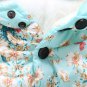MUST GO Floral Parkas for 12-24mos Printed Blue Jackets for Infant Girls READY TO SHIP FROM USA