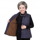 Warm and Cozy Vest Winter Jackets for Women Quilted Turtleneck Navy Blue Vests for Women Polka Dots