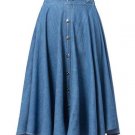 SALE! Denim Trendy Skirts Knee Length Skirts for Women Ready to Ship Medium Size Skirts