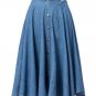 SALE! Denim Trendy Skirts Knee Length Skirts for Women Ready to Ship Medium Size Skirts