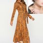Yellow Collared Snake Dress FREE Earrings Yellow Maxi Dress Matching Golden Snake Earrings