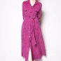 Rsslyn ON SALE Plus Size Clothing for Women Size XL Dress Lightweight Corduroy Magenta Dress