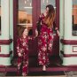Rsslyn 2pcs/SET Mother and Daughter Dress Red Maxi Dresses