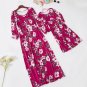 Rsslyn 2pcs/SET Mother and Daughter Dress Red Maxi Dresses