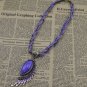 Purple Angel's Wings Big Stone Pendant Fashion Purple Necklaces for Women Jewelries for Women