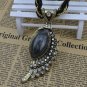 Purple Angel's Wings Big Stone Pendant Fashion Purple Necklaces for Women Jewelries for Women