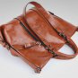 Rsslyn Brown Leather Bags for Women Casual Large Bags Hand Carry Leather Bags