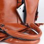 Rsslyn Brown Leather Bags for Women Casual Large Bags Hand Carry Leather Bags