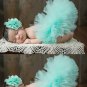 Free Ship 0-3 Months Baby Blue Skirts for Newborn Girls FREE SHIPPING Lovely Matching Baby Headbands