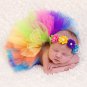 Free Ship 0-3 Months Baby Blue Skirts for Newborn Girls FREE SHIPPING Lovely Matching Baby Headbands