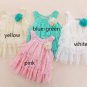 SALE Mint Green Dress for Infant Girls Dress Embroidery Lacy Dress for Cute Girls