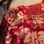 SALE Red Wine Color Christmas Dress for Little Dress for Burgundy with Golden Trim Red Ruffled Dress