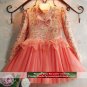 SALE Red Wine Color Christmas Dress for Little Dress for Burgundy with Golden Trim Red Ruffled Dress