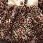 Fall Season Outfit for Infant Girls Printed Little Flowers Wool Red Trench Coats for Girls