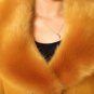 Soft Overcoats Wool Beige Trench Coats Faux Fur Winter Jackets Beige Blazers for Women